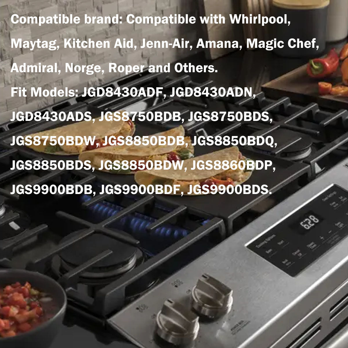 MENSI Electronic Pulse Ignitor Kit Pack 110/120V 6 Exits Igniter with SIX Spark Ceramic Electrodes and Wires Cable 36" Fits GE, Whirlpool Range Repair