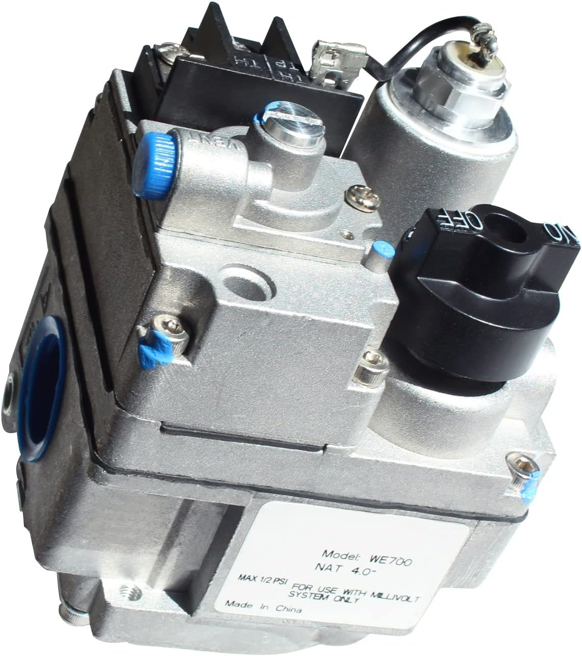 MENSI 700-506 Millivolt Gas Valve Replacement for Robertshaw 700 Series, 200,000 BTU/H Fast Opening, Compatible with Millivolt Combination Valve -Natural Gas