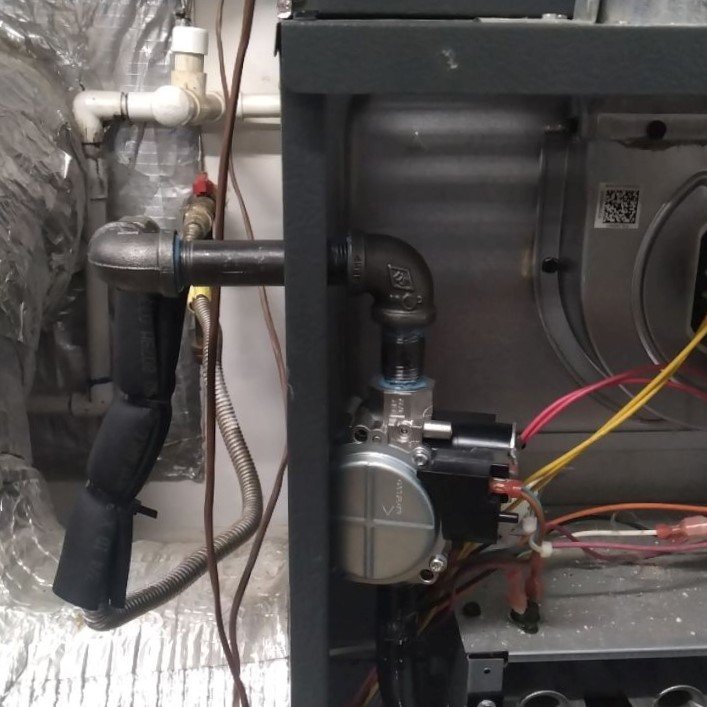 MENSI Gas Single Stage Main Valve Replace for White Rodgers 36G22-254 Gas Heating Furnace Valve, Part for Goodman PN No. 0151M00013 B1282628S B12826-28 B1282614 B12826-14 36G22Y-202 VR8215S121