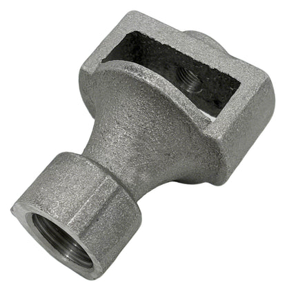 MENSI Aluminum Sand Casting Propane Natural Gas Venturi Burner 1" and 1/2" Thread for DIY Forge Project System, Torch Burner (1/2"x1/8")