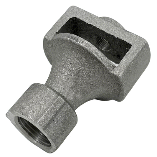 MENSI Aluminum Sand Casting Propane Natural Gas Venturi Burner 1" and 1/2" Thread for DIY Forge Project System, Torch Burner (1/2"x1/8")