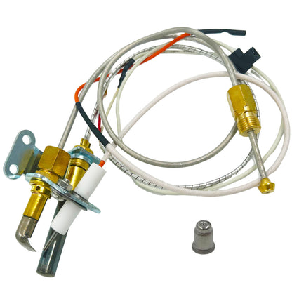 MENSI Water Heater Pilot Burner Assembly Fit for Bradford White,17/26 Honeywell CS8840A1-1041,Replace for 415-47845-05, 233-47845-02A, 233-47845-03, and Rheem Replacement Kit