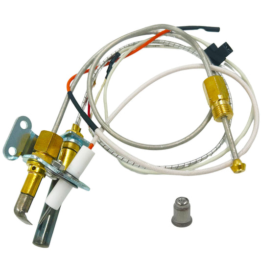 MENSI Water Heater Pilot Burner Assembly Fit for Bradford White,17/26 Honeywell CS8840A1-1041,Replace for 415-47845-05, 233-47845-02A, 233-47845-03, and Rheem Replacement Kit