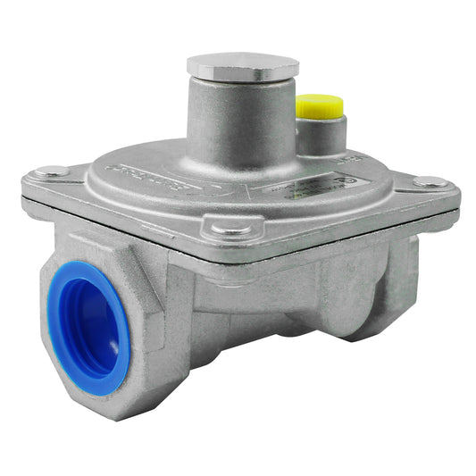 MENSI Natural Gas Pressure Regulator with 𝟑/𝟒" 𝐅𝐍𝐏𝐓 𝐓𝐡𝐫𝐞𝐚𝐝, 𝐏𝐫𝐞𝐬𝐬𝐮𝐫𝐞 𝟒" 𝐟𝐨𝐫 𝐍𝐆, 𝟏𝟎" 𝐖𝐂 𝐟𝐨𝐫 𝐋𝐏 𝐆𝐚𝐬,Adjustable fits for Commercial Stove Range Pipe Lines