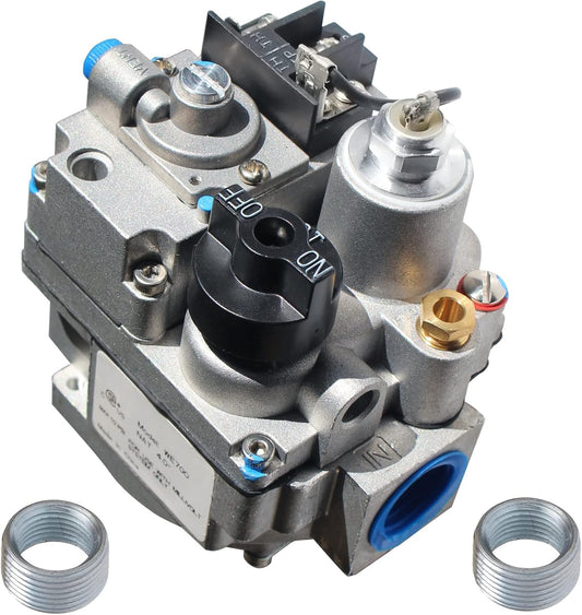 MENSI 700-506 Millivolt Gas Valve Replacement for Robertshaw 700 Series, 200,000 BTU/H Fast Opening, Compatible with Millivolt Combination Valve -Natural Gas