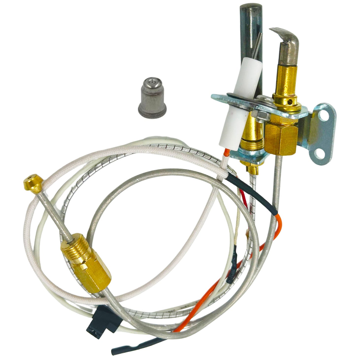 MENSI Water Heater Pilot Burner Assembly Fit for Bradford White,17/26 Honeywell CS8840A1-1041,Replace for 415-47845-05, 233-47845-02A, 233-47845-03, and Rheem Replacement Kit