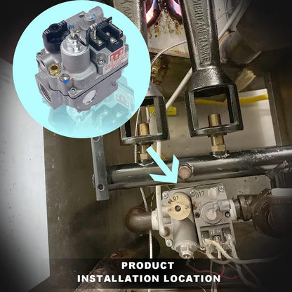 MENSI 700-506 Millivolt Gas Valve Replacement for Robertshaw 700 Series, 200,000 BTU/H Fast Opening, Compatible with Millivolt Combination Valve -Natural Gas