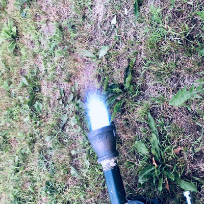 MENSI Aluminum Sand Casting Propane Natural Gas Venturi Burner 1" and 1/2" Thread for DIY Forge Project System, Torch Burner (1/2"x1/8")