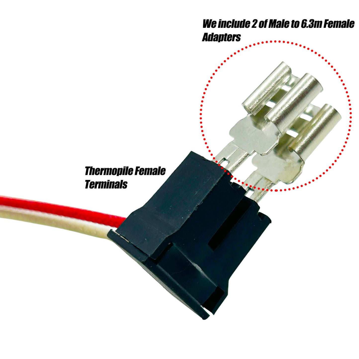 MENSI Pilot Burner Assembly Replacement Replace for Kit SP20824,SP20754,SP21058,SP21059,SP20800 Compatible for Rheem, Ruud and Richmond Water Heaters, NG with LP Orifice