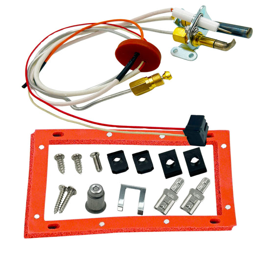 MENSI Pilot Burner Assembly Replacement Replace for Kit SP20824,SP20754,SP21058,SP21059,SP20800 Compatible for Rheem, Ruud and Richmond Water Heaters, NG with LP Orifice