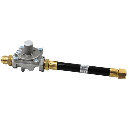 MENSI Replacement of 3030 CNG 4.0" & LP 10" for Kitchen-Aid 710-0003 Gas Grill Natural Gas Conversion Kit Regulator with Hose 1/2" Male Flare Fitting