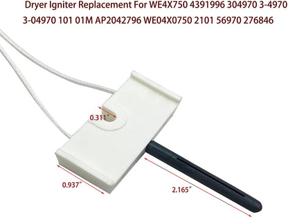 MENSI Replacement For Carrier, Bryant and Payne Furnace Part 120V Gas Furnace Hot Surface Ignitor LH33ZS001, LH33ZS002, LH33ZS003, LH33ZS004